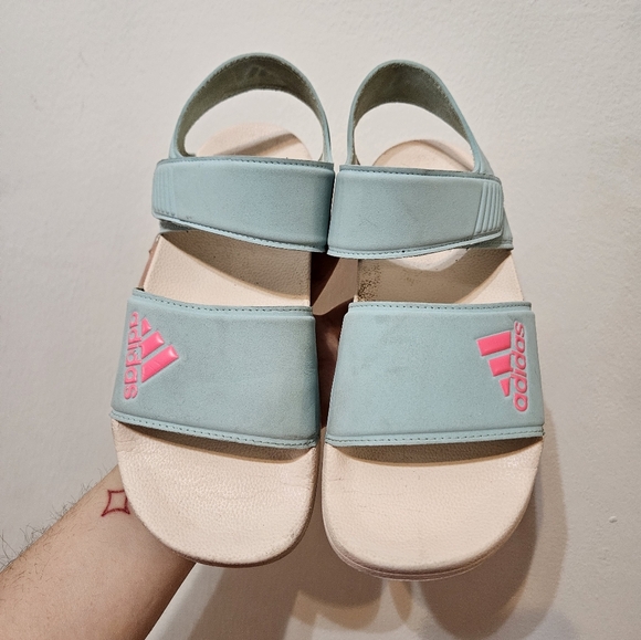 Adidas Adilette Girls Sandal Size 3 - Picture 4 of 8